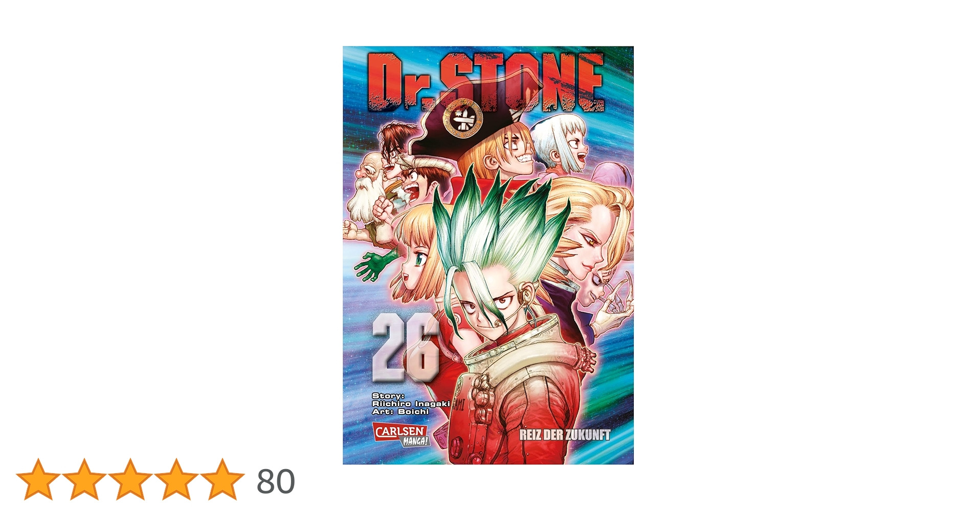 Amazon | Dr. Stone 26: Verrueckte Abenteuer, Action und